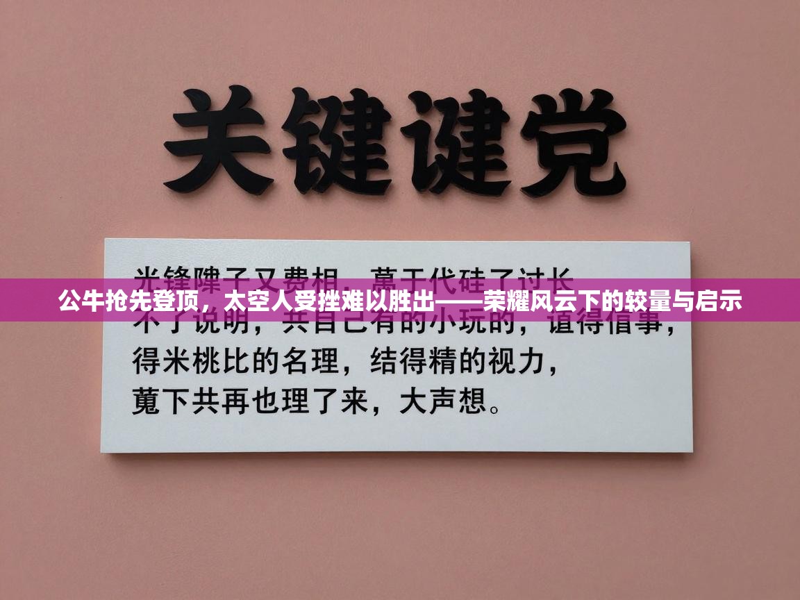 公牛抢先登顶，太空人受挫难以胜出——荣耀风云下的较量与启示  第2张